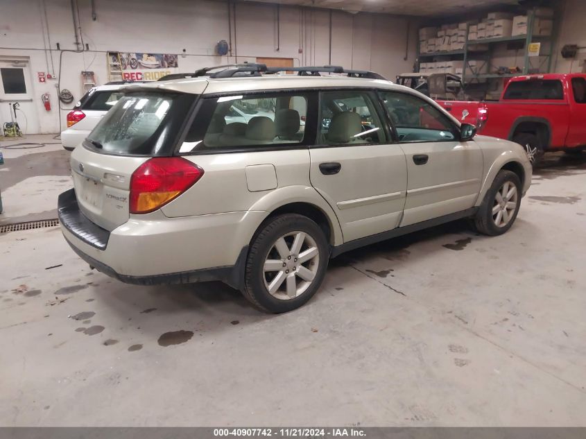 2007 Subaru Outback 2.5I/2.5I Basic/2.5I L.l. Bean Edition VIN: 4S4BP61C077343713 Lot: 40907742