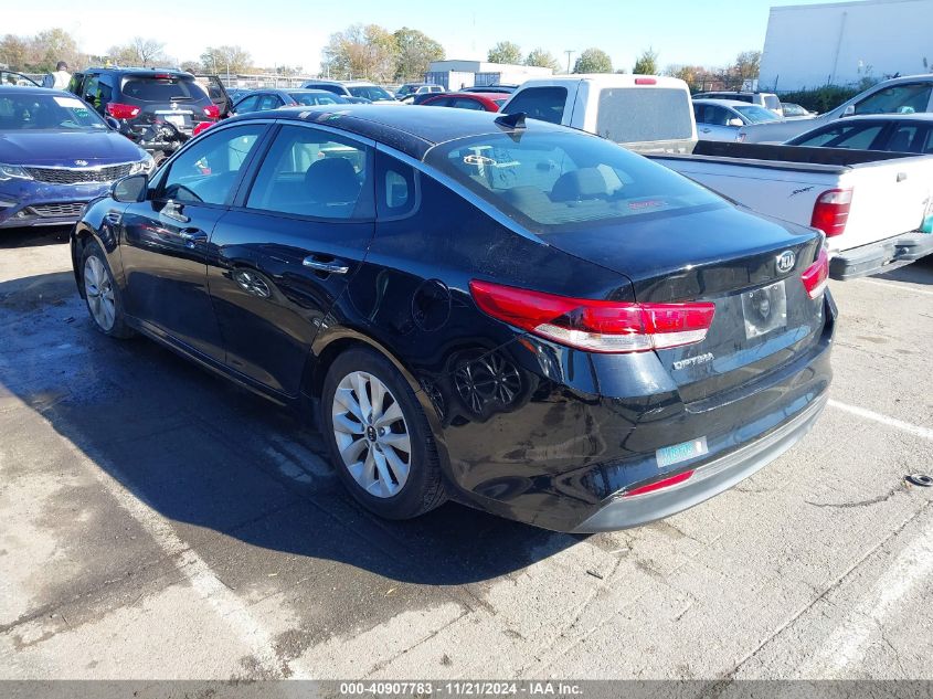 2016 Kia Optima Lx VIN: 5XXGT4L32GG059837 Lot: 40907783