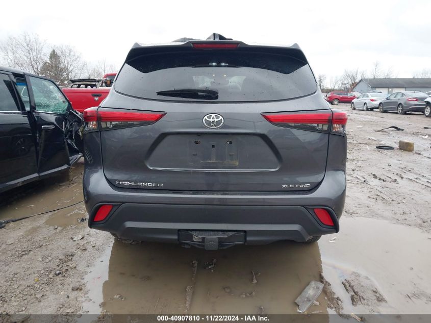 2021 Toyota Highlander Xle VIN: 5TDGZRBH0MS524554 Lot: 40907810