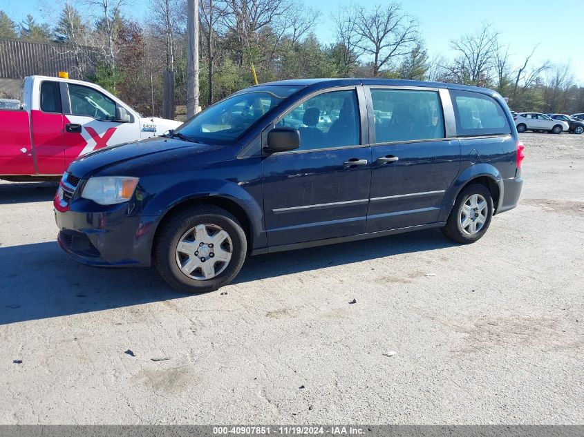 VIN 2C4RDGBG3DR643176 2013 DODGE GRAND CARAVAN no.2