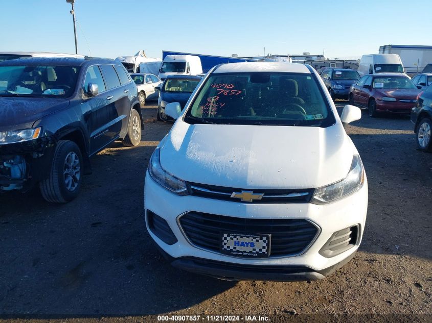 2019 Chevrolet Trax Ls VIN: 3GNCJNSBXKL209782 Lot: 40907857