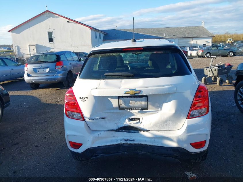 2019 Chevrolet Trax Ls VIN: 3GNCJNSBXKL209782 Lot: 40907857