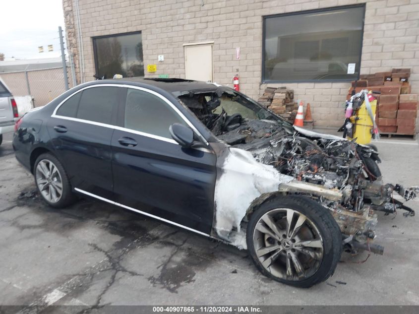 VIN 55SWF4JBXJU257507 2018 MERCEDES-BENZ C 300 no.1