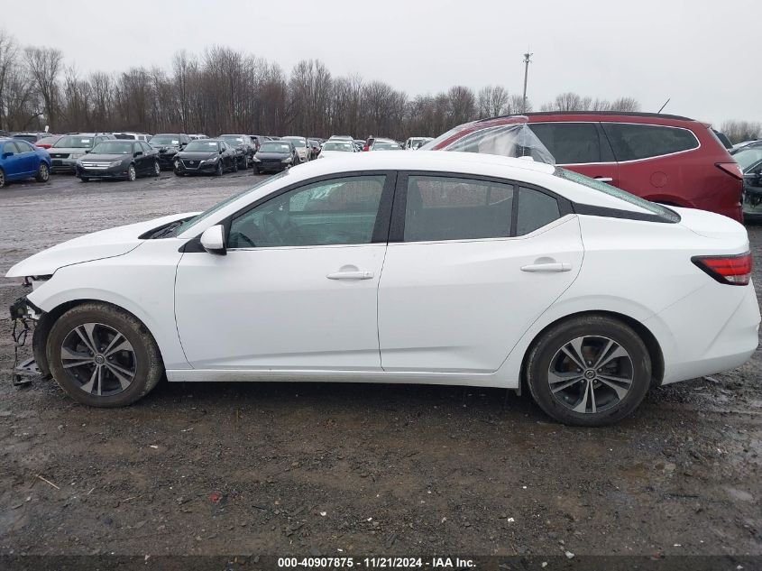 2021 Nissan Sentra Sv Xtronic Cvt VIN: 3N1AB8CV7MY241282 Lot: 40907875