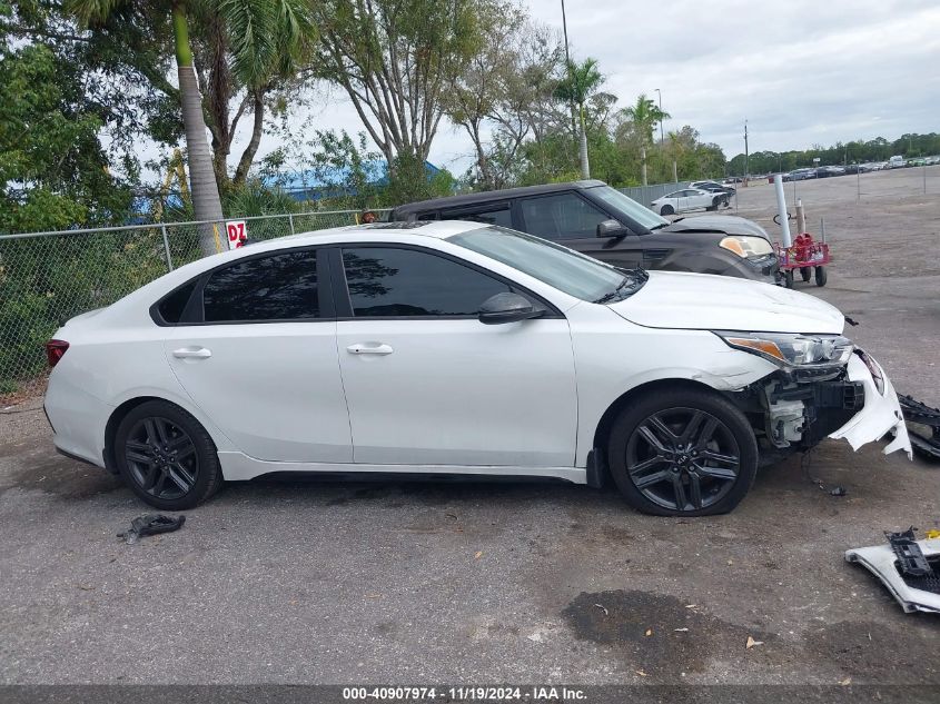 2021 Kia Forte Gt-Line VIN: 3KPF34AD5ME289562 Lot: 40907974