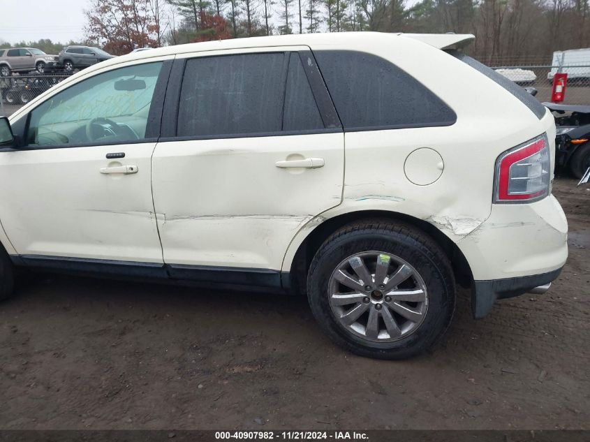 2007 Ford Edge Sel Plus VIN: 2FMDK49C67BA56075 Lot: 40907982