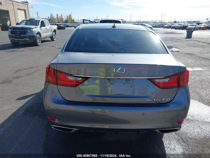 2013 Lexus Gs 350 VIN: JTHCE1BL7D5012455 Lot: 40907985