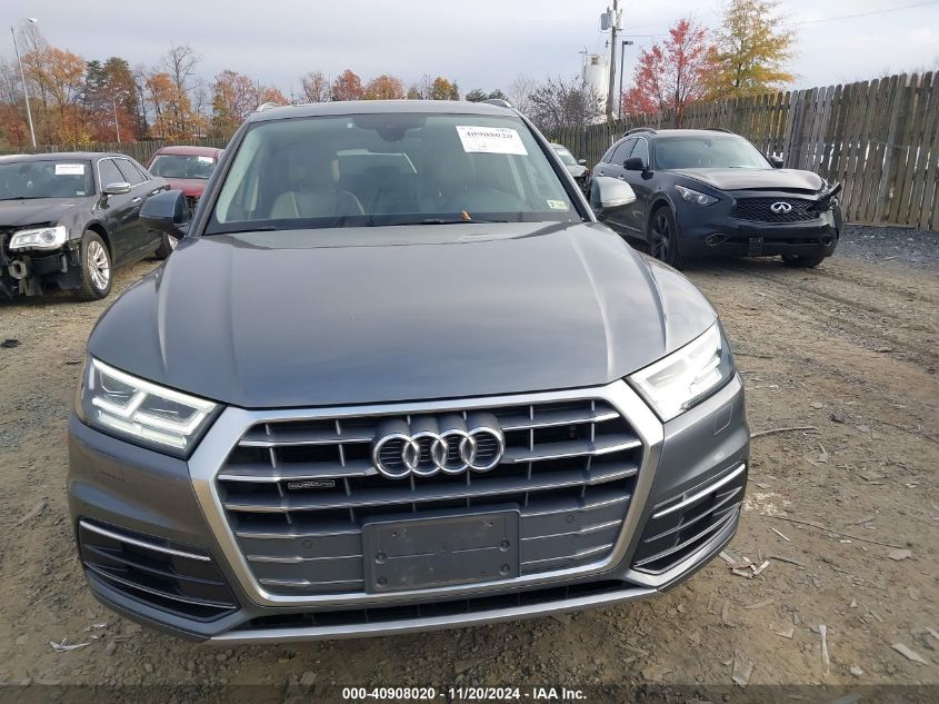 2018 Audi Q5 2.0T Premium/2.0T Tech Premium VIN: WA1BNBFY2J2028109 Lot: 40908020