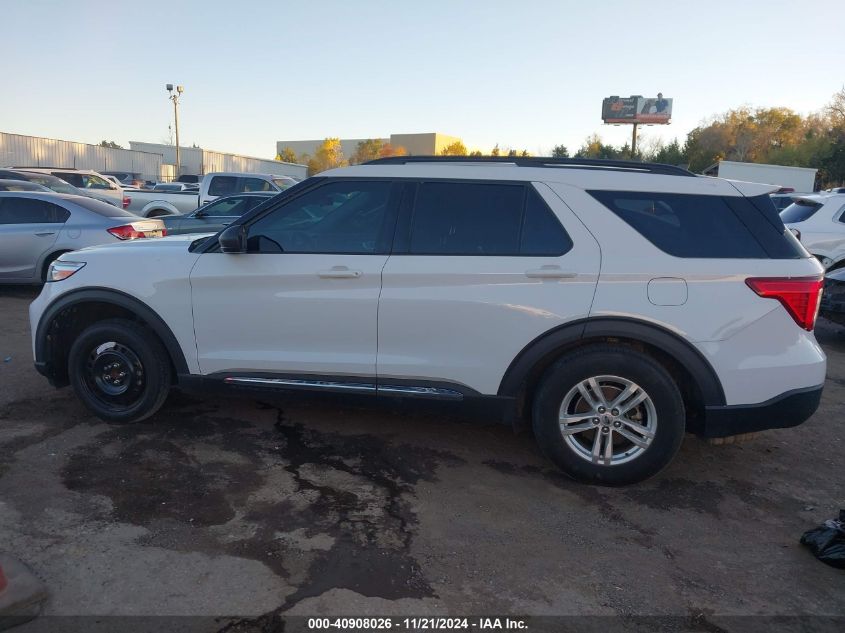 2021 Ford Explorer Xlt VIN: 1FMSK7DH7MGA81843 Lot: 40908026