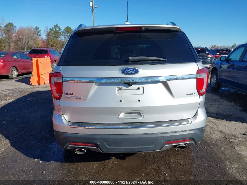 2018 Ford Explorer Limited VIN: 1FM5K8F88JGA36695 Lot: 40908060