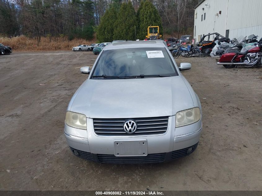 2003 Volkswagen Passat Glx VIN: WVWTH63B43P116318 Lot: 40908082