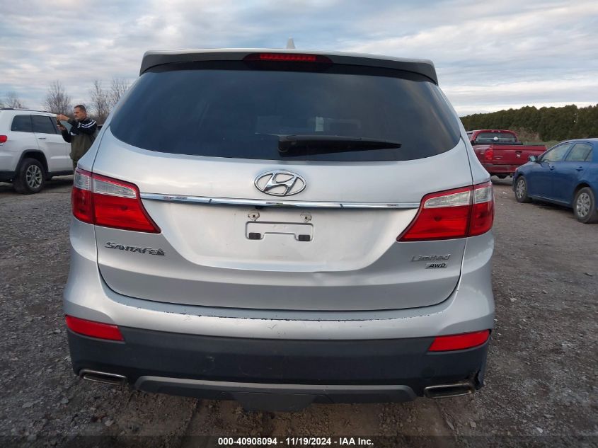 2014 Hyundai Santa Fe Limited VIN: KM8SNDHF6EU047734 Lot: 40908094