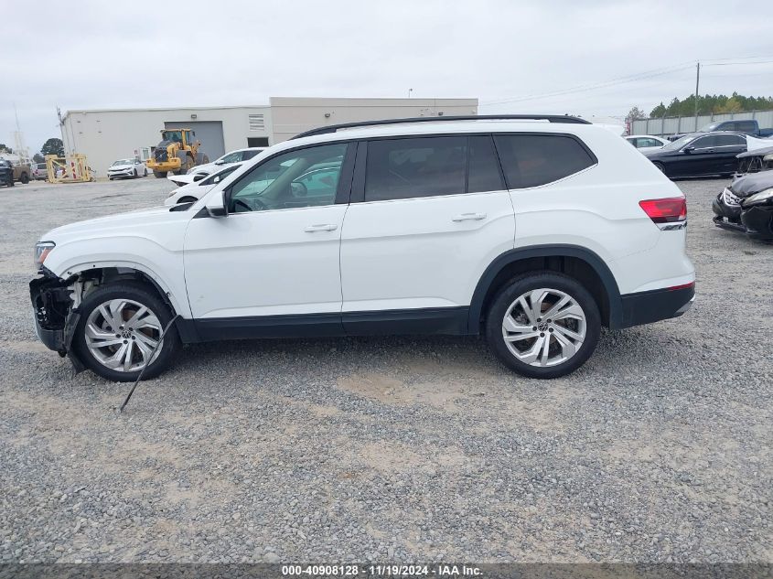 2021 Volkswagen Atlas 3.6L V6 Se W/Technology VIN: 1V2JR2CA4MC545776 Lot: 40908128