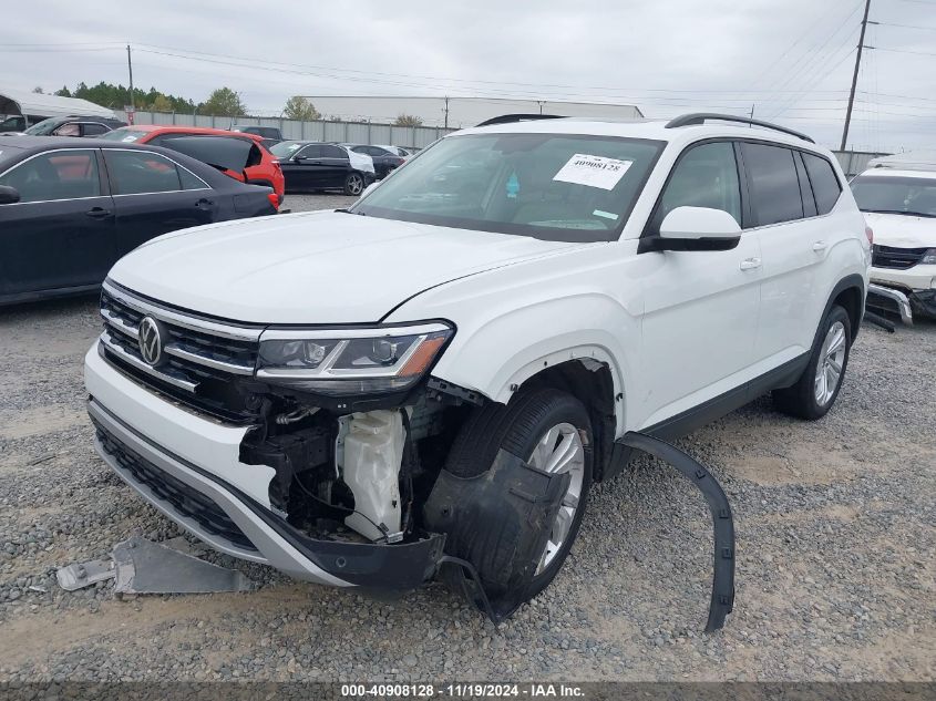 2021 Volkswagen Atlas 3.6L V6 Se W/Technology VIN: 1V2JR2CA4MC545776 Lot: 40908128