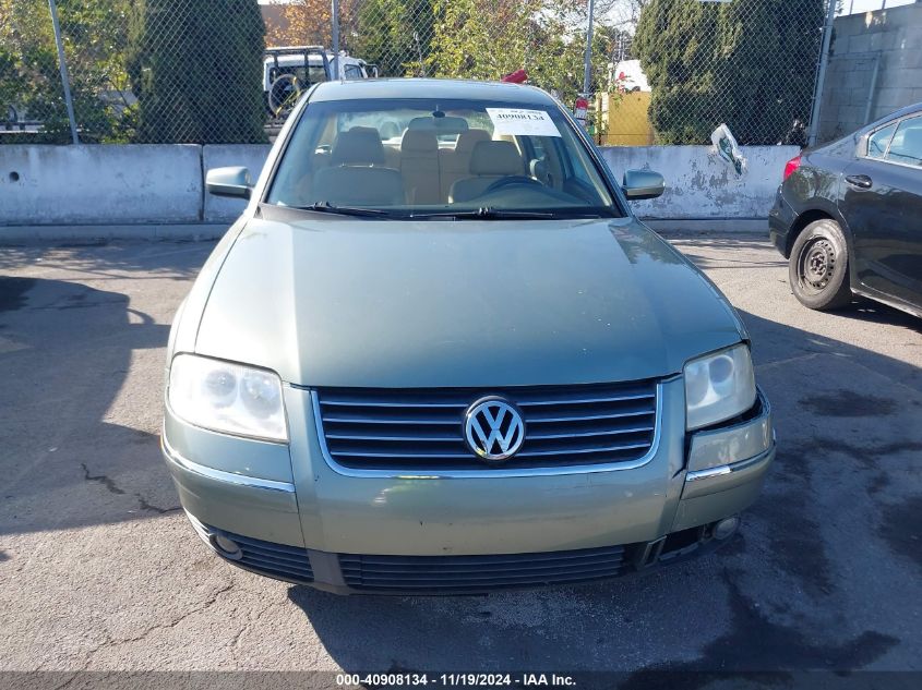 2003 Volkswagen Passat Glx VIN: WVWRH63B03P051946 Lot: 40908134