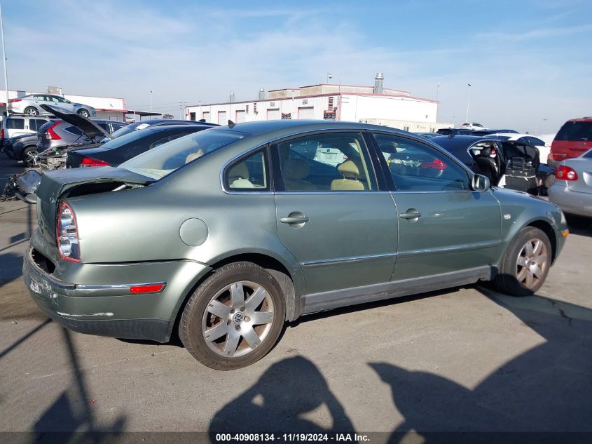 2003 Volkswagen Passat Glx VIN: WVWRH63B03P051946 Lot: 40908134