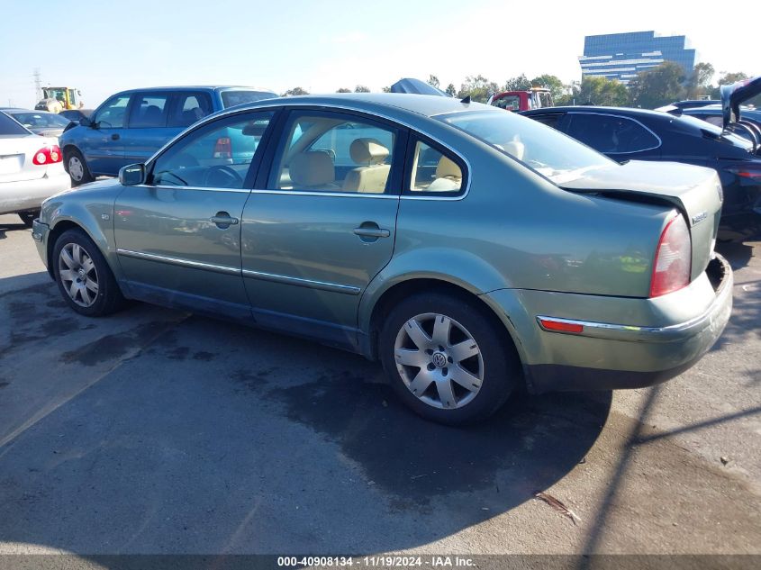 2003 Volkswagen Passat Glx VIN: WVWRH63B03P051946 Lot: 40908134