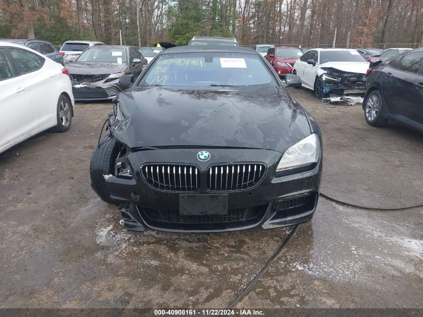 2013 BMW 650I Gran Coupe xDrive VIN: WBA6B4C56DD098644 Lot: 40908161