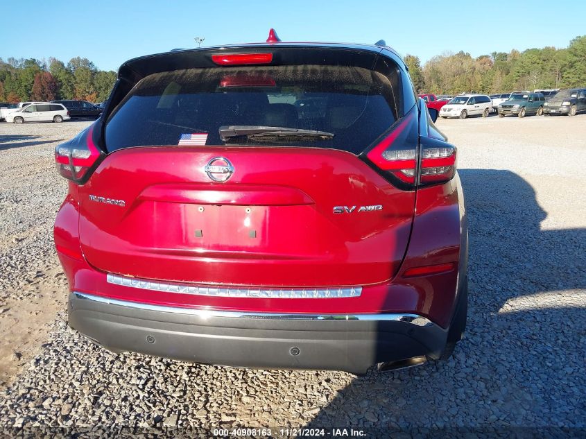 2020 Nissan Murano Sv Intelligent Awd VIN: 5N1AZ2BS7LN161226 Lot: 40908163