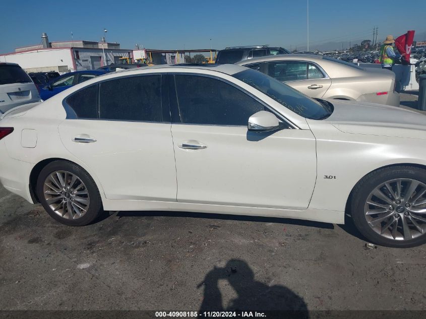 2019 Infiniti Q50 3.0T Luxe VIN: JN1EV7AP3KM510370 Lot: 40908185