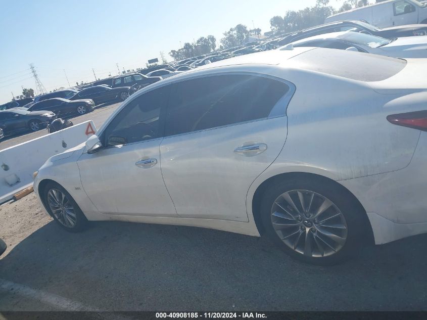 2019 Infiniti Q50 3.0T Luxe VIN: JN1EV7AP3KM510370 Lot: 40908185