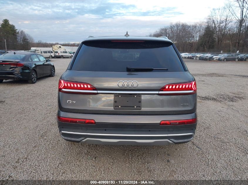 2021 Audi Q7 Premium Plus 45 Tfsi Quattro Tiptronic VIN: WA1LJAF79MD000124 Lot: 40908193