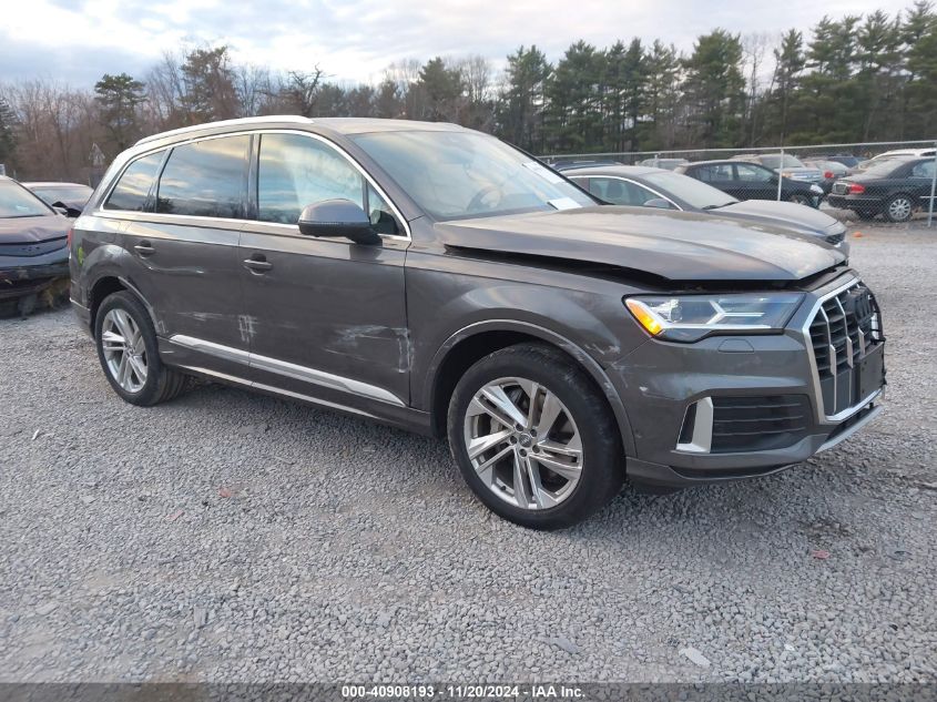 2021 Audi Q7 Premium Plus 45 Tfsi Quattro Tiptronic VIN: WA1LJAF79MD000124 Lot: 40908193