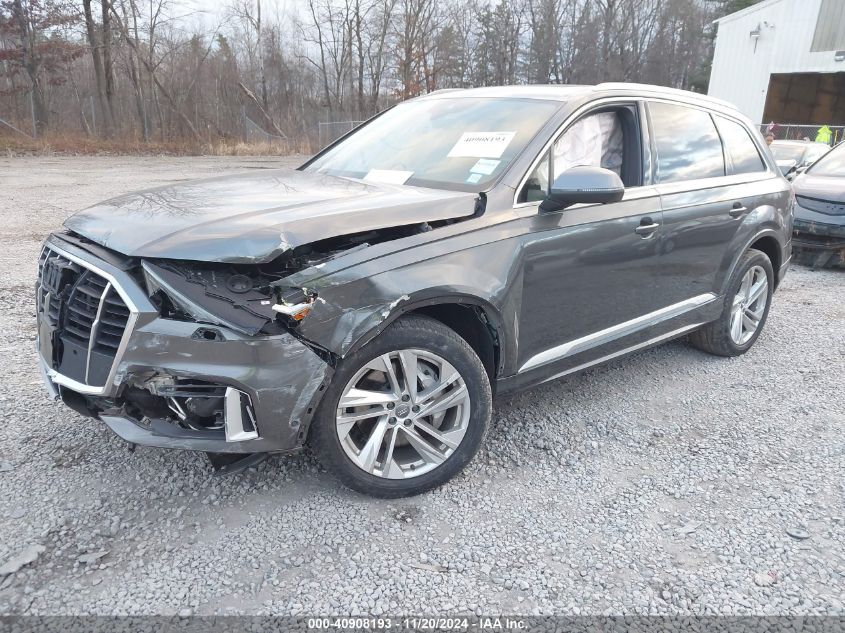 2021 Audi Q7 Premium Plus 45 Tfsi Quattro Tiptronic VIN: WA1LJAF79MD000124 Lot: 40908193