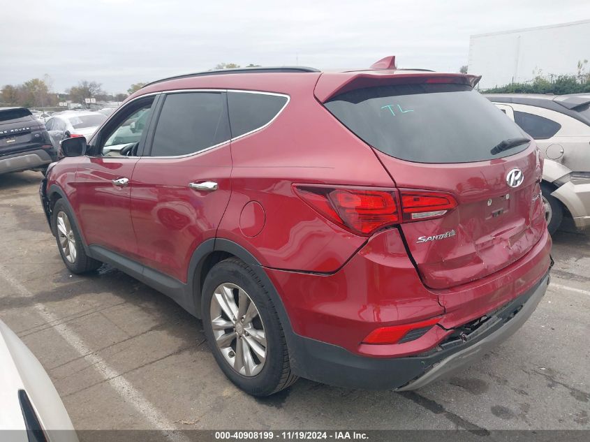 2017 Hyundai Santa Fe Sport 2.0T VIN: 5XYZU4LA9HG406663 Lot: 40908199