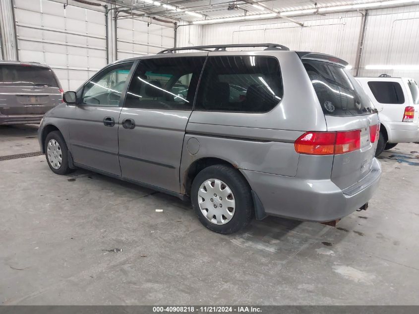 2000 Honda Odyssey Lx VIN: 2HKRL1853YH500303 Lot: 40908218