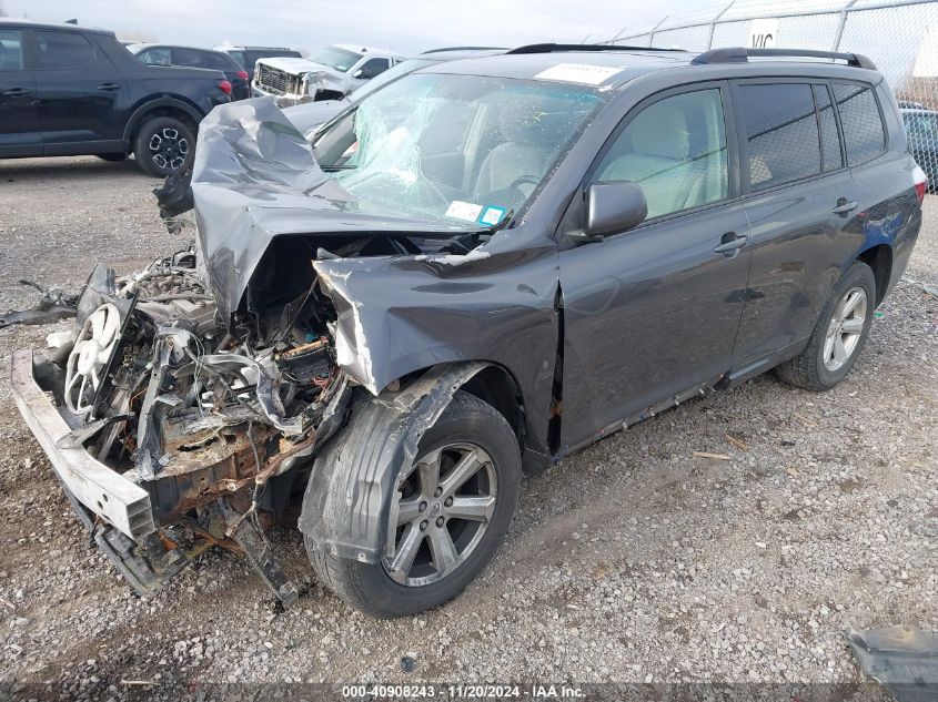 2010 Toyota Highlander Base V6 VIN: JTEBK3EH5A2161903 Lot: 40908243