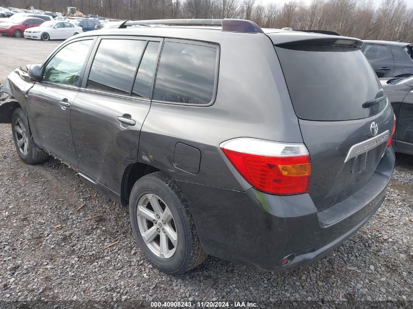 2010 Toyota Highlander Base V6 VIN: JTEBK3EH5A2161903 Lot: 40908243