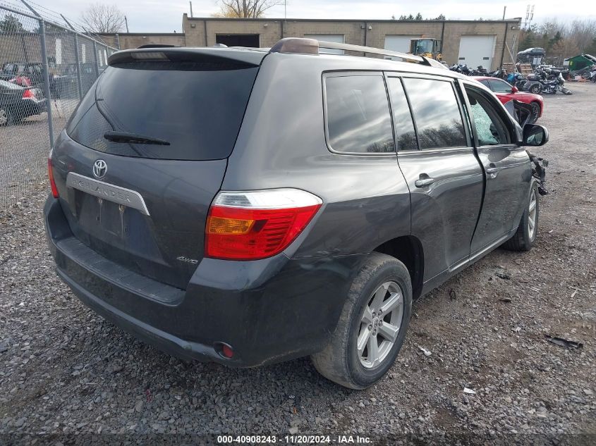 2010 Toyota Highlander Base V6 VIN: JTEBK3EH5A2161903 Lot: 40908243