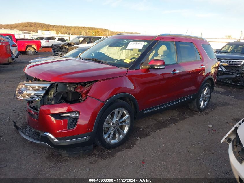 2018 Ford Explorer Limited VIN: 1FM5K8F84JGB42769 Lot: 40908306