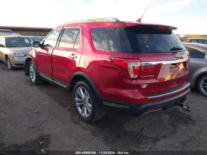 2018 Ford Explorer Limited VIN: 1FM5K8F84JGB42769 Lot: 40908306