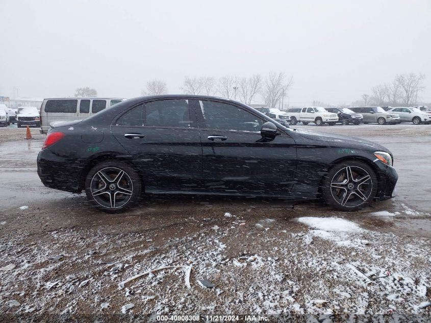 2019 Mercedes-Benz C 300 4Matic VIN: 55SWF8EBXKU321516 Lot: 40908308