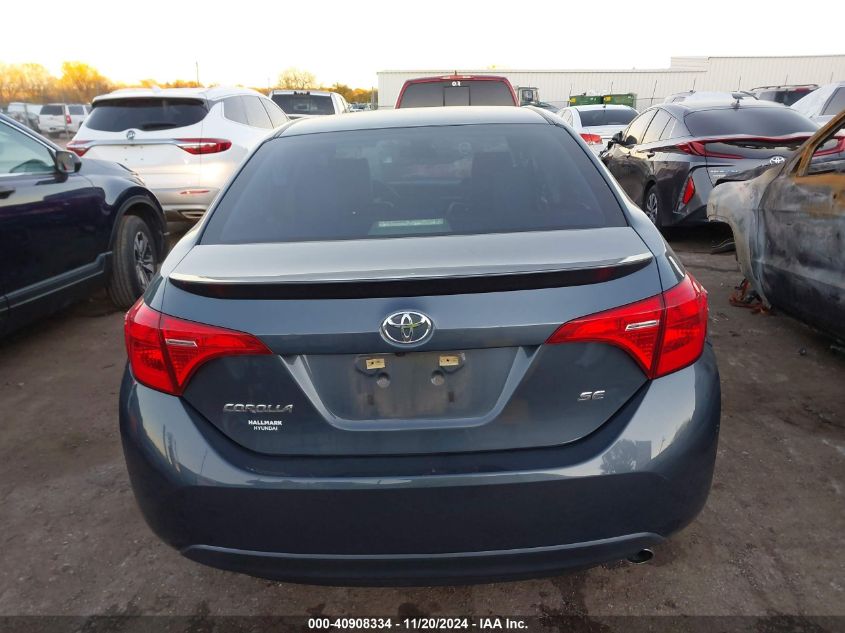 2018 Toyota Corolla Se VIN: 5YFBURHE1JP801142 Lot: 40908334