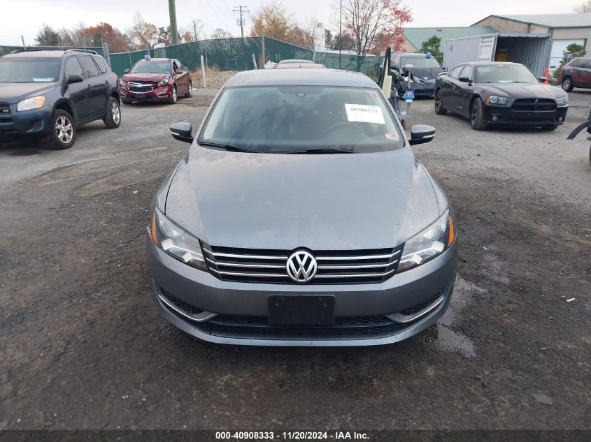 2013 Volkswagen Passat 2.5L S VIN: 1VWAP7A34DC147022 Lot: 40908333