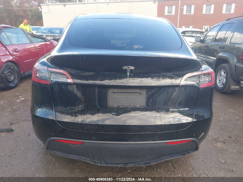 2022 Tesla Model Y Long Range Dual Motor All-Wheel Drive VIN: 7SAYGDEE7NA008549 Lot: 40908393