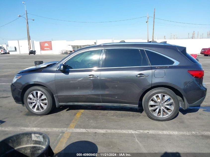 2016 Acura Mdx Technology Acurawatch Plus Packages/Technology Package VIN: 5FRYD4H47GB020312 Lot: 40908403