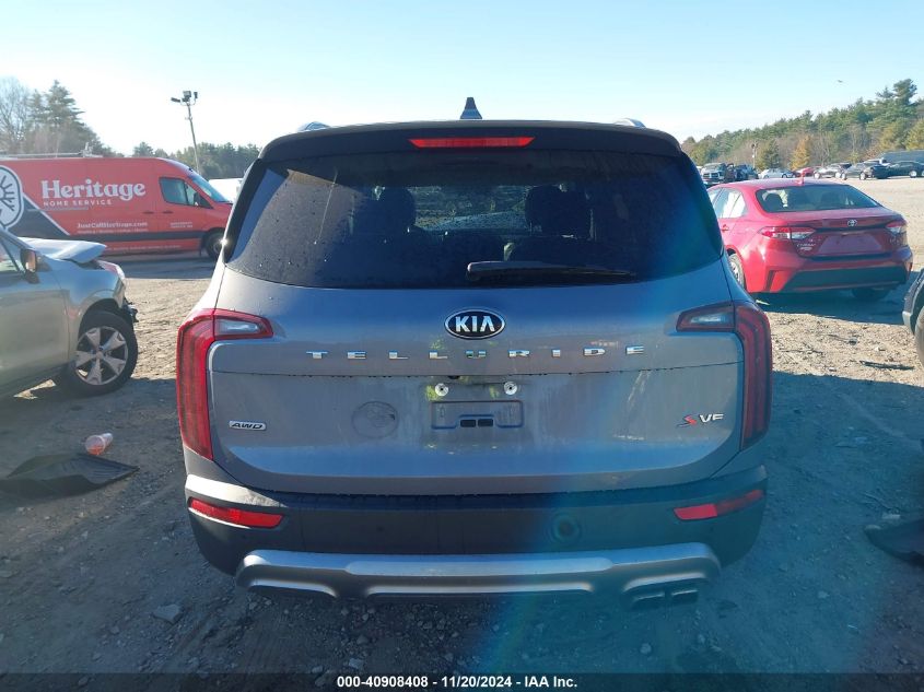 2021 Kia Telluride S VIN: 5XYP6DHC5MG109914 Lot: 40908408