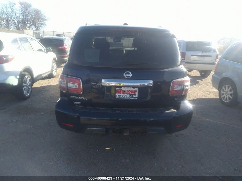 2019 Nissan Armada Sl VIN: JN8AY2NC2K9581404 Lot: 40908429