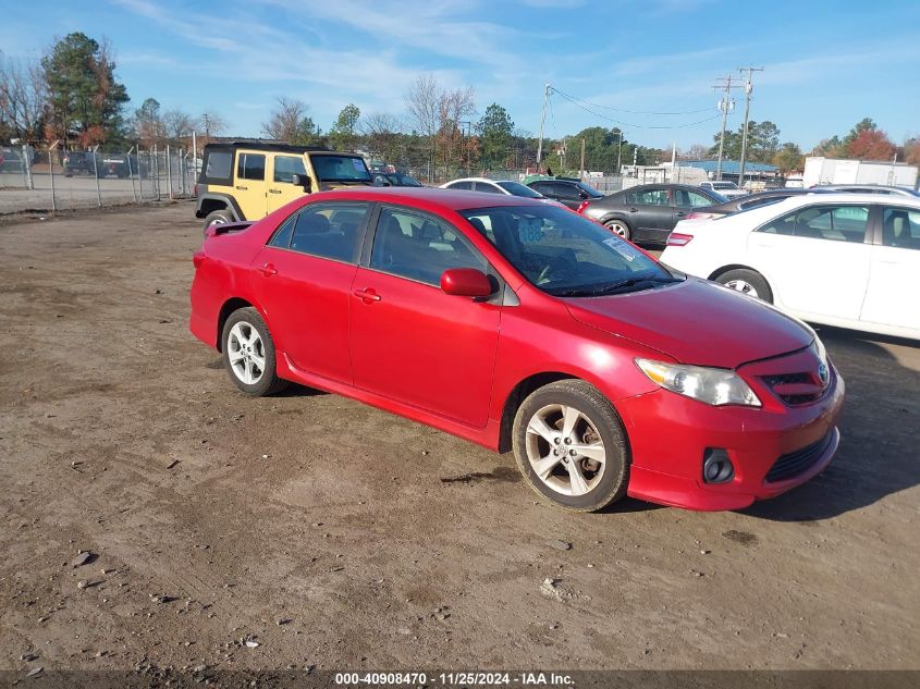 2013 TOYOTA COROLLA S - 2T1BU4EE4DC987495