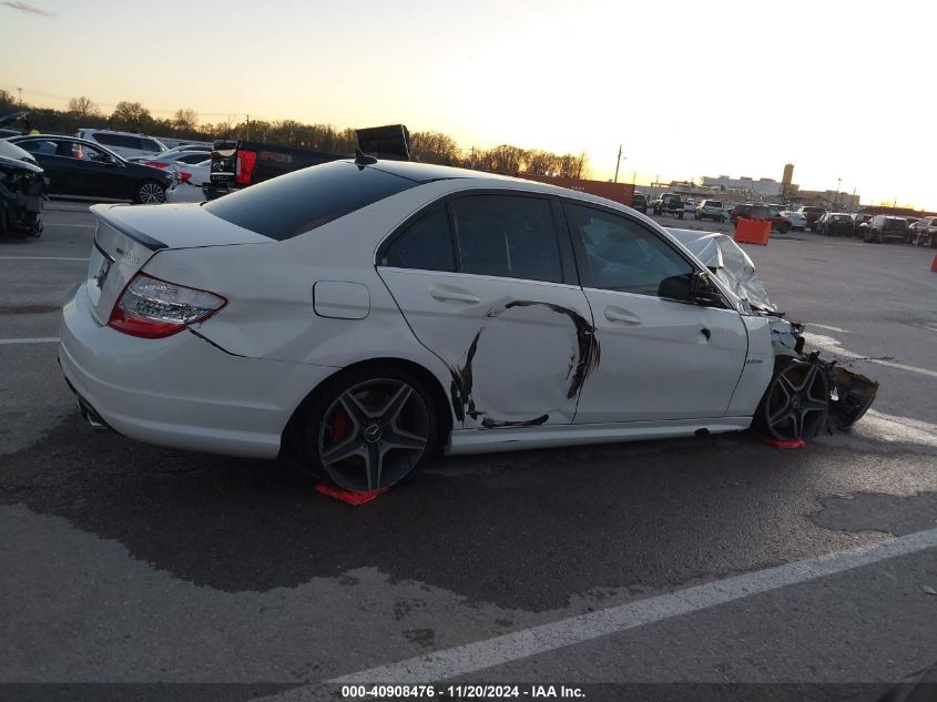 2009 Mercedes-Benz C 63 Amg VIN: WDDGF77X99F319891 Lot: 40908476