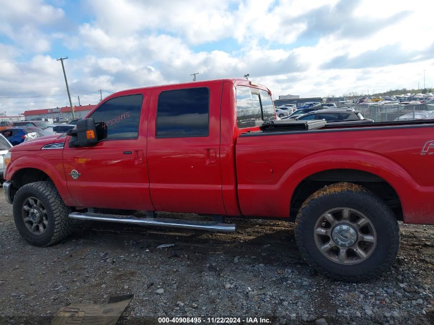 2015 Ford F250 Lariat VIN: 1FT7W2BT0FEA81299 Lot: 40908495