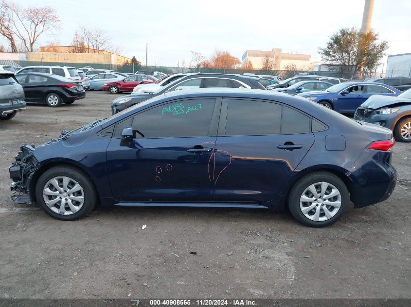 2021 Toyota Corolla Le VIN: JTDEPMAE8MJ179410 Lot: 40908565