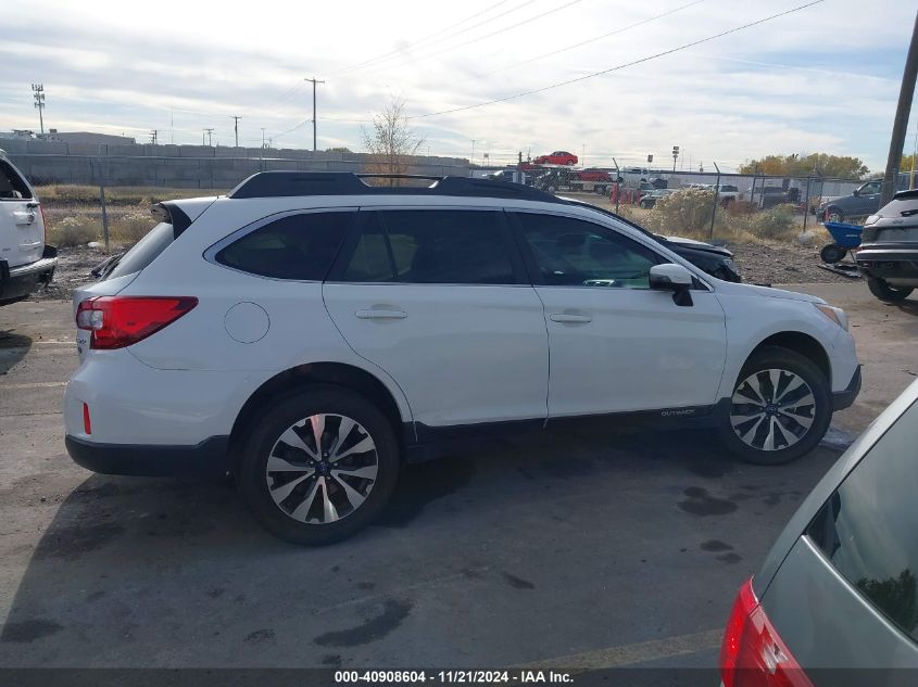 2015 Subaru Outback 2.5I Limited VIN: 4S4BSBNC9F3326836 Lot: 40908604