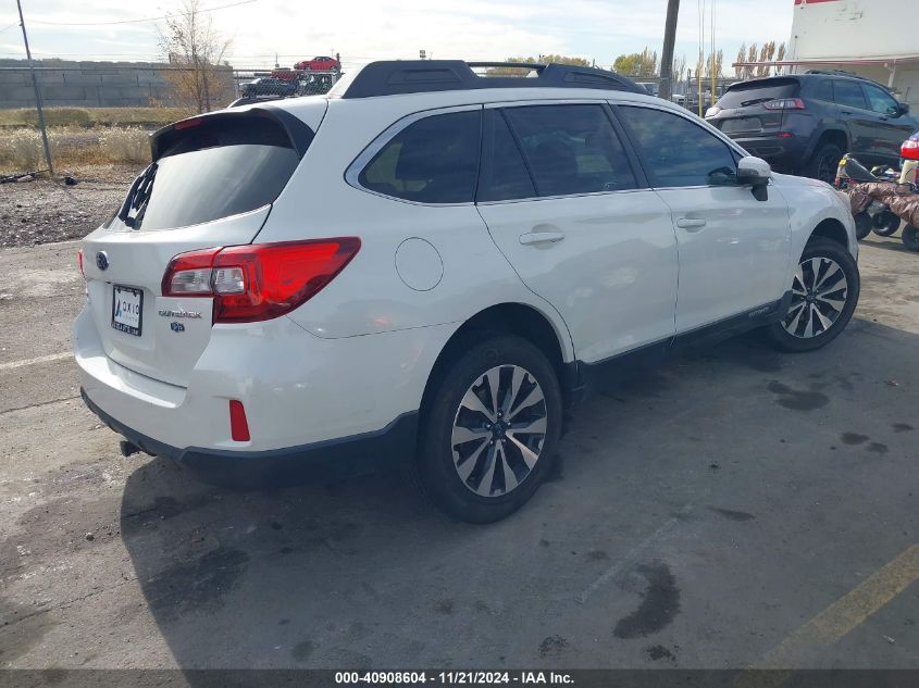 2015 Subaru Outback 2.5I Limited VIN: 4S4BSBNC9F3326836 Lot: 40908604