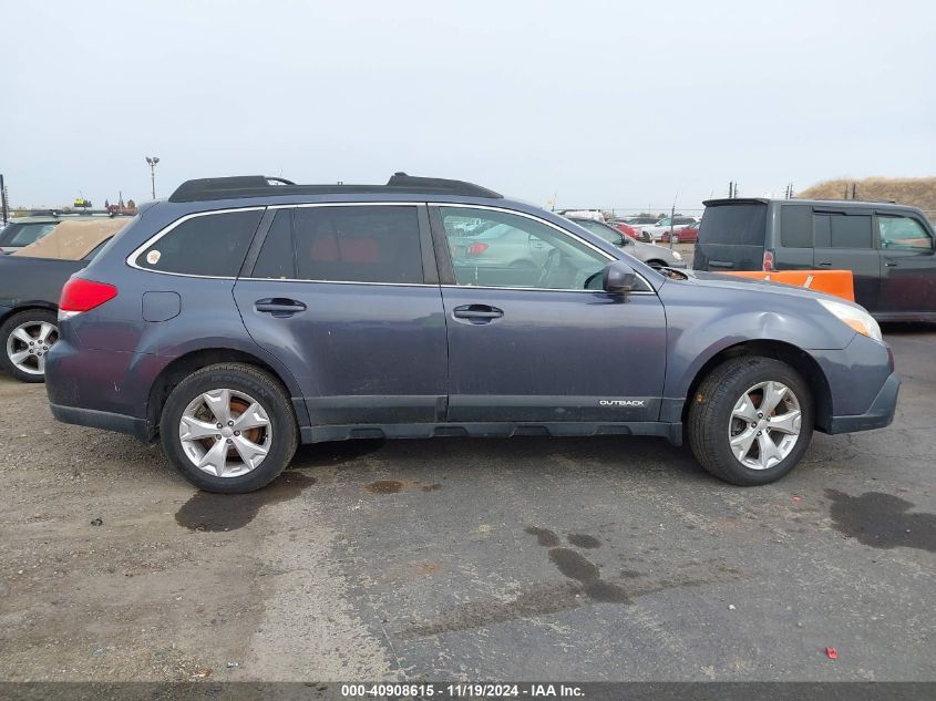 2014 Subaru Outback 2.5I Premium VIN: 4S4BRBCC3E3291790 Lot: 40908615