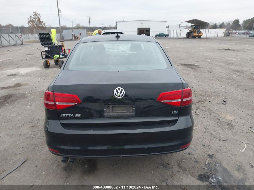 2015 Volkswagen Jetta 2.0L Tdi Se VIN: 3VW3A7AJ7FM318923 Lot: 40908662